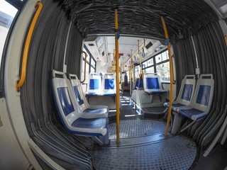 Sticker - Bus interior in Turin