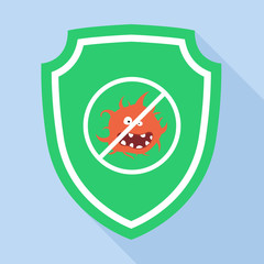 Poster -  Guard Green Shield Icon antivirus