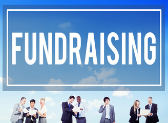 Wall Mural - Fundraising Funding Finance Economy Donation Concept