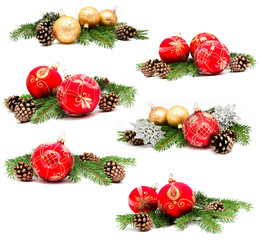 Collection of photos christmas decoration balls