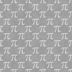 Gray Pi Symbol Design Tile Pattern Repeat Background