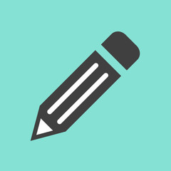 Poster - Pencil icon.