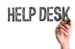 © gustavofrazao - Hand with marker writing: Help Desk