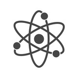 Fototapeta  - Atom icon