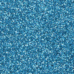 Wall Mural - Blue glitter background. Seamless texture