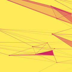 Poster - Abstract background with dotted grid