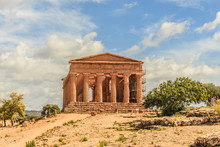 Valley Of Temples, Agrigento Sicily In Italy