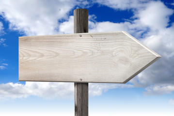 Wall Mural - Wooden signpost concept