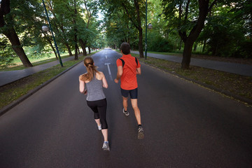 couple jogging