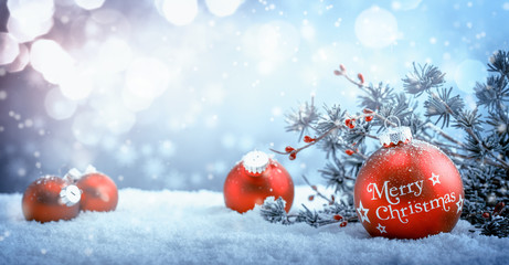Wall Mural - christmas decoration