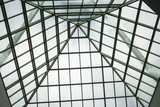 Fototapeta Konie - Interior of glass dome architecture in Parliament House. Canberra, Australia.