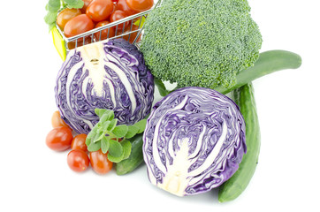 colorful and fresh vegetable for healthy life