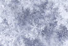 Elegant Christmas Background With Snowflakes Fractal