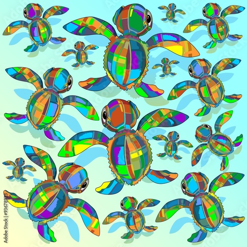 Baby Sea Turtle Fabric Toy Pattern