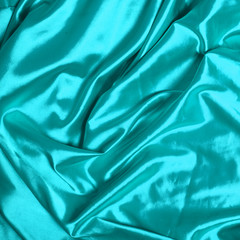 Smooth elegant turquoise silk background