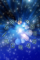Wall Mural - astrology and planets