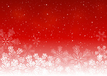 Christmas Snowflakes Background For Your Design 