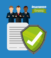 Poster - Insurance icon design