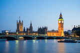 Fototapeta Londyn - Big Ben & Westminster, London England, UK