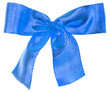noeud papillon bleu décoration paquet cadeau 