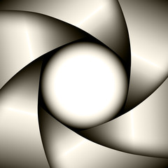 Poster - Abstract Background with camera lens shutter