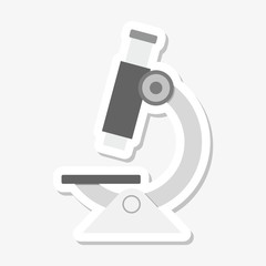 Sticker - Microscope icon sticker