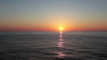 Beautiful Sunset Over Pacific Ocean Cruise Ship HD 1237
