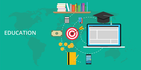 Poster - education college student money expense expenditure books stuff