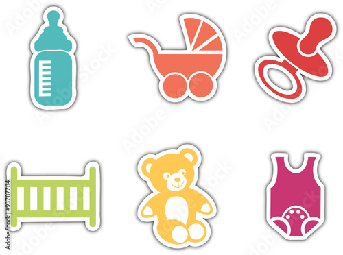 Vecteur Stock Icone Bebe Adobe Stock