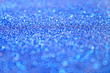 Blue glitter confetti background for Christmas or New Year's Eve