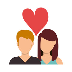 Sticker - Romantic couple in love