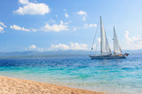 Fototapeta  - Yacht on the sea