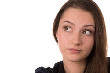 Beautiful smiling young woman