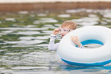 Canvas Print - boy at vacation