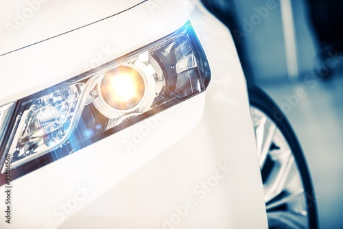 Fényképezés  Modern Car Headlights
