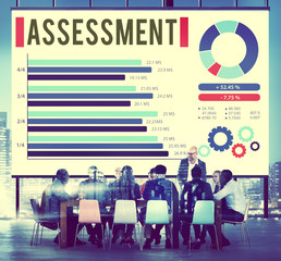 Wall Mural - Assessment Evaluation Measure Validation Review Concept