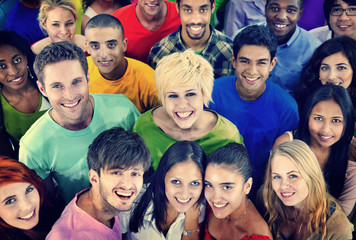 Poster - Diverse People Friends TogetheressTeam Community Concept