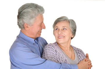 Wall Mural - Elderly woman and man