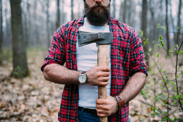 Wall Mural - bearded man