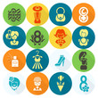 © helenstock - Womans Day Icon Set