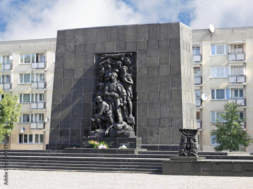 Poster Denkmal der Helden des Ghettos in Warschau
