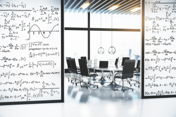 Poster - Concept of solution of the equation on the walls of the conferen