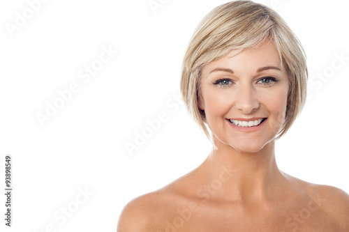 Fényképezés  Portrait of an undressed lady