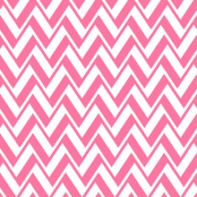 Pink Colored Seamless Chevron Pattern