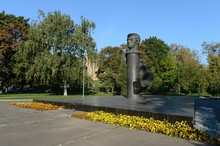 The Monument To The Pilot-cosmonaut Vladislav Volkov