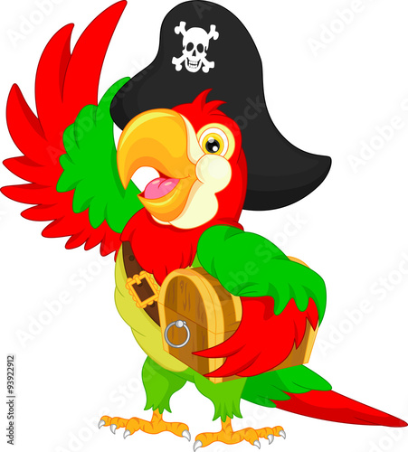 pirate parrot cartoon