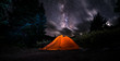 Tent under The Milky Way