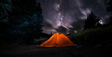 Tent Under The Milky Way