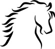 © Miceking - Horse head drawn