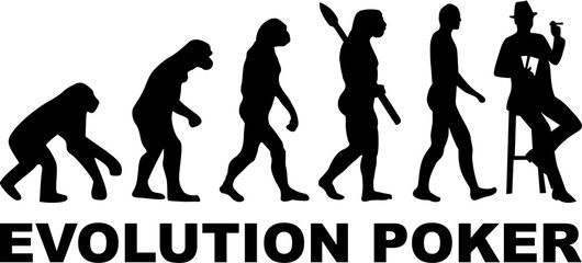 Canvas Print - Evolution poker